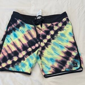 Rip Curl Multicolor Tie-Dye Board Shorts
